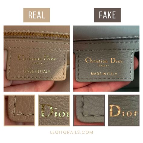 dior caro real vs fake|real dior stitches.